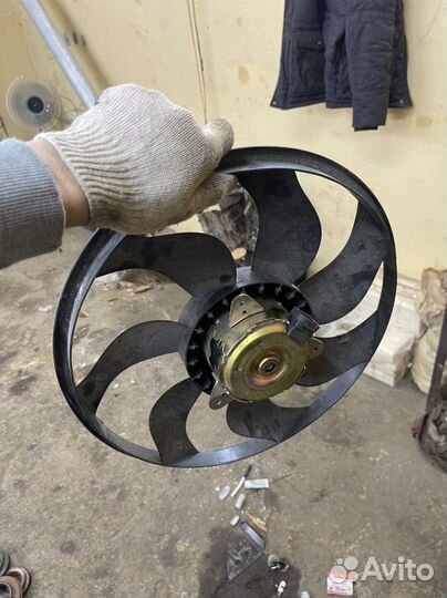 Вентилятор охлаждения renault logan largus с конд