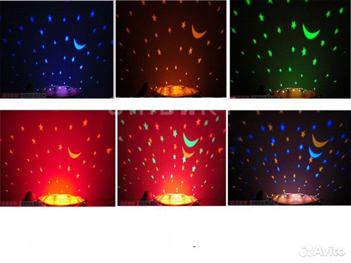 3-в-1: Звёздное небо+Игрушка+Ночник Проектор новый