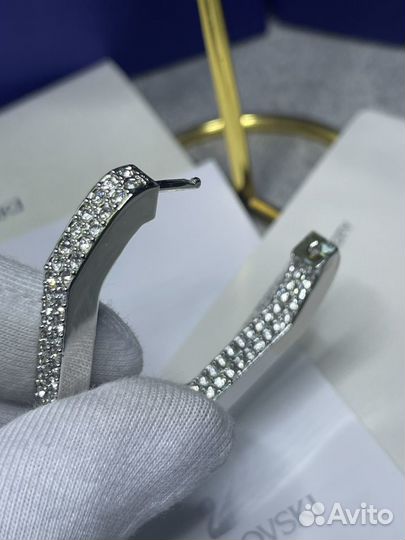 Swarovski серьги кольца Dextera