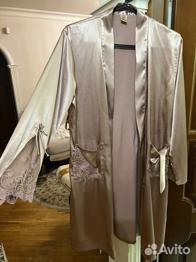 Халат шелковый