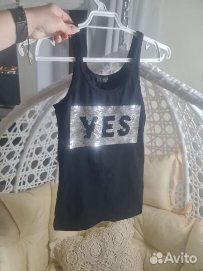 Майка с пайетками 42