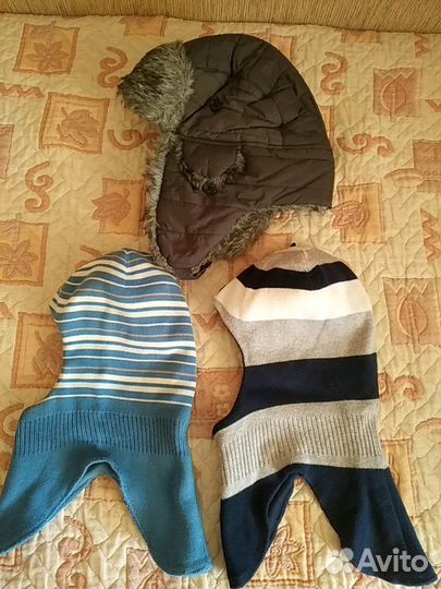 Шлемы Reima р.50, 52 хб на хб,ушанка50-52 Демисезо