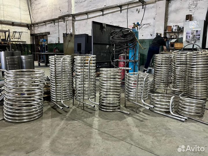 Змеевик для нагрева воды в бассейне