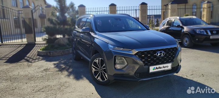 Hyundai Santa Fe 2.0 AT, 2019, 100 000 км