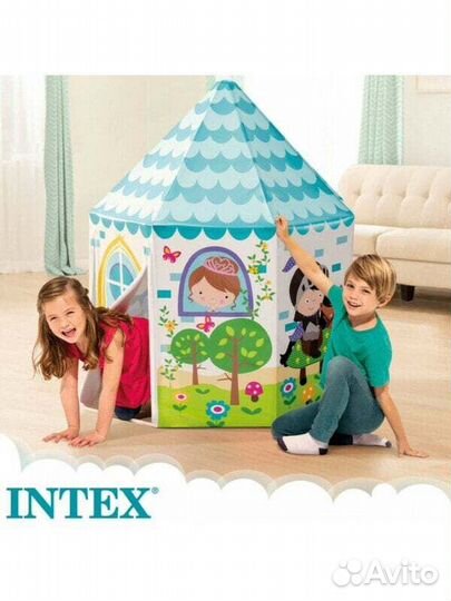 Игровые домики Игровой детский домик Intex Принцесса 104 x 104 x 130 cm (4 штук)#1496