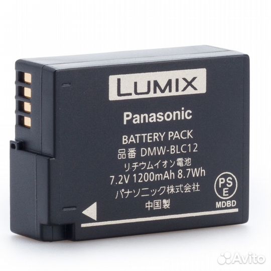 Аккумулятор panasonic DMW-BLC12