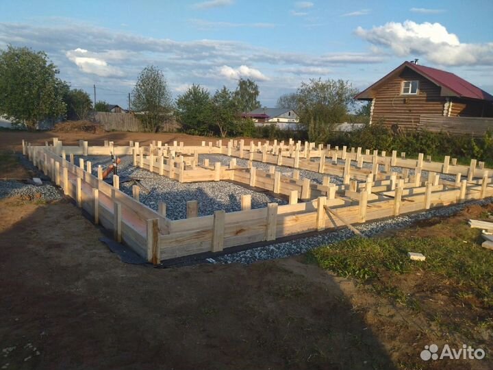 Строительство дома дачи бани коттеджа