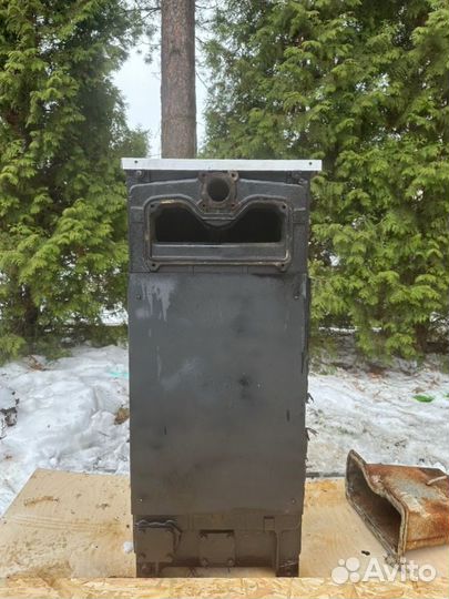 Твердотопливный котел с газовыми форсунками