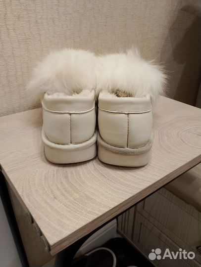 Угги женские тапочки с мехом