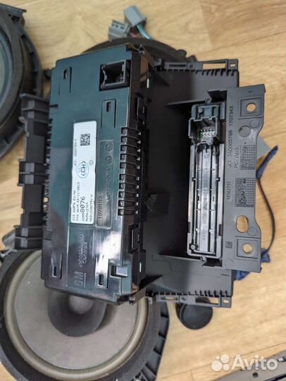 Магнитола и динамики opel astra j