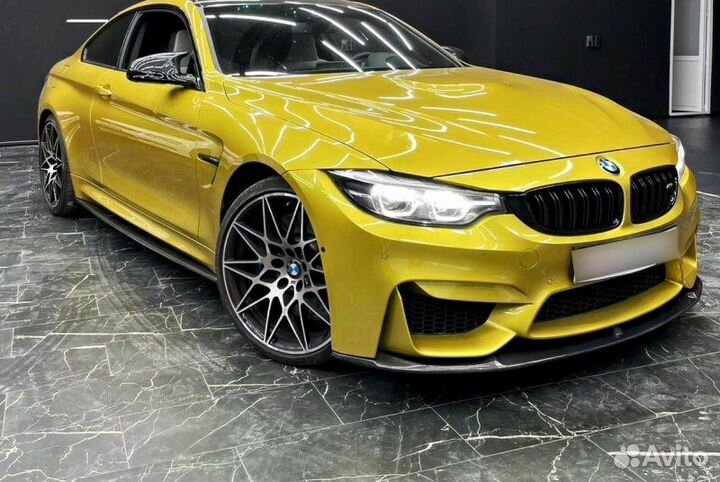 Лезвия порогов BMW M4 F82 карбон Bmw M4 F82