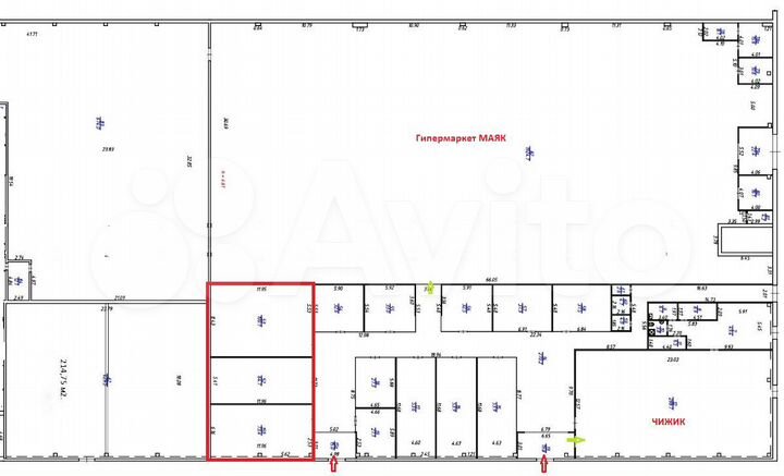 Свободного назначения, 64.7 м²
