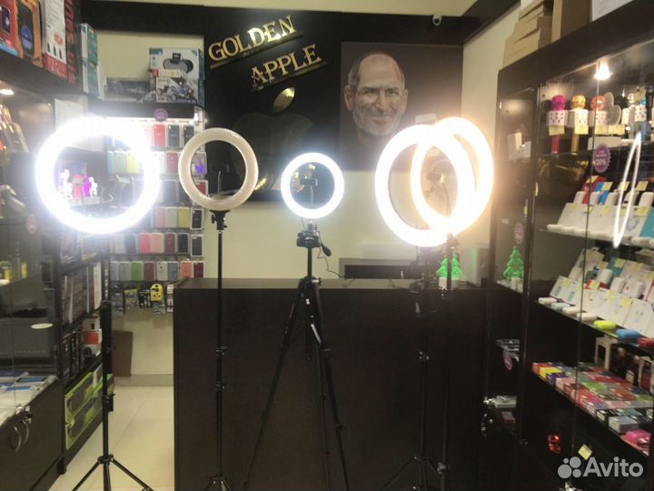 Кольцевые лампы 16см, 26см, 32см, 36см, 45см, 54см