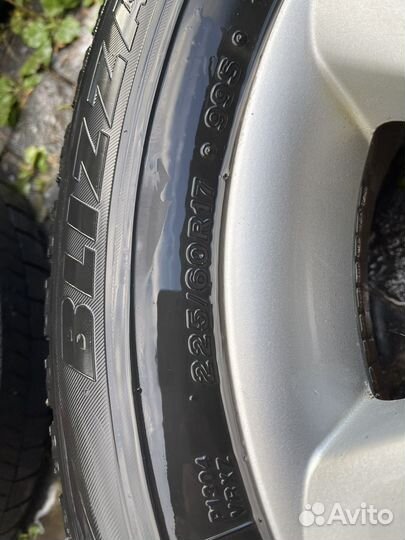 Литые диски с резиной r17 225/60 Hyundai ix35