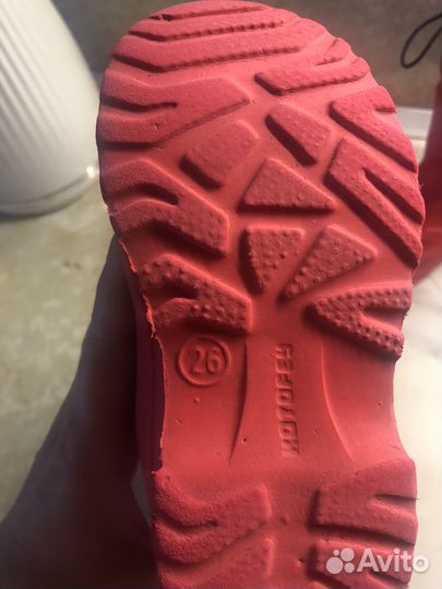 Резиновые сапоги с утеплителем