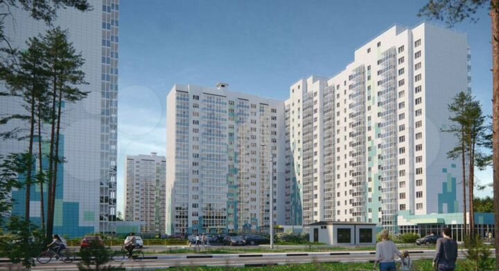 3-к. квартира, 74,8 м², 1/17 эт.