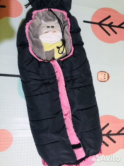 Зимний конверт для девочки