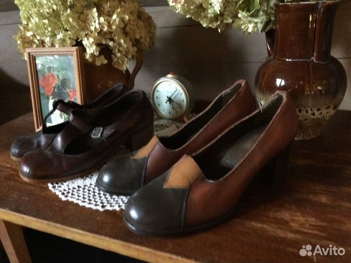 Туфли женские винтаж две пары