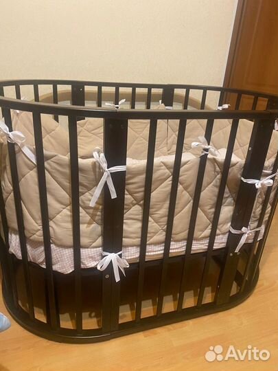 Бортики в детскую кроватку бу