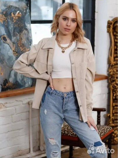 Рубашка вельвет 44-46