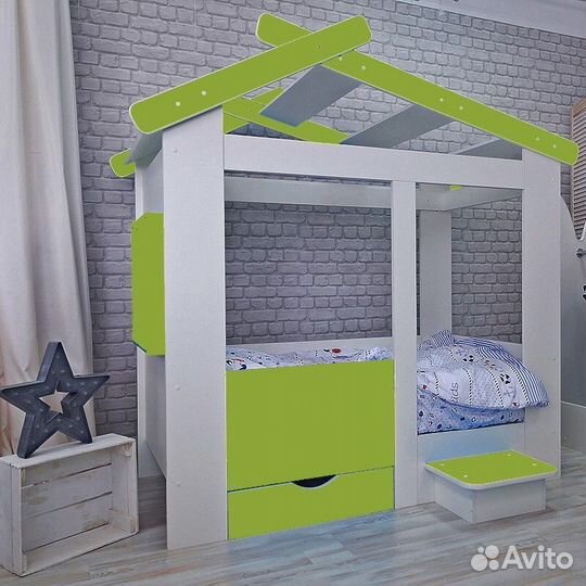 Кровать домик детская