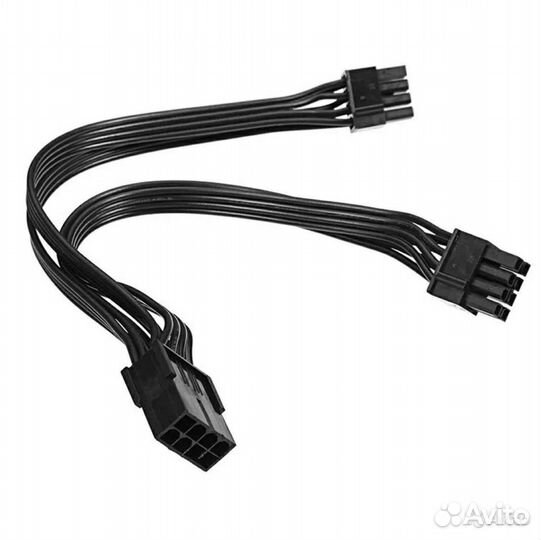 Переходники питания видеокарты на 8 pin 2x 6 pin