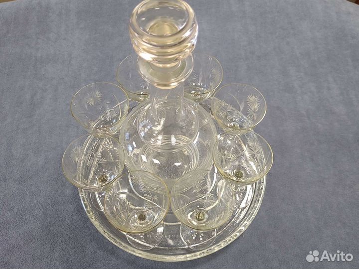 Графин с рюмками СССР
