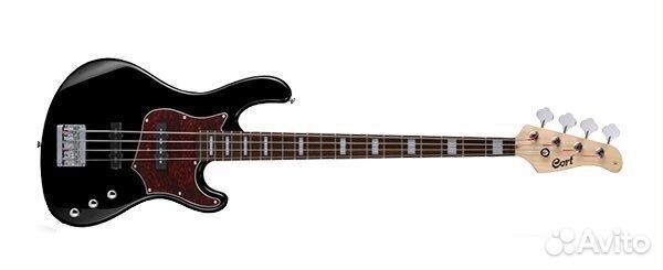 Бас-гитара, черная, Cort