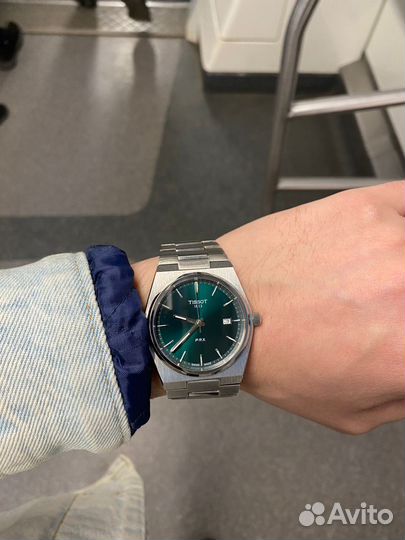 Часы tissot prx зеленые