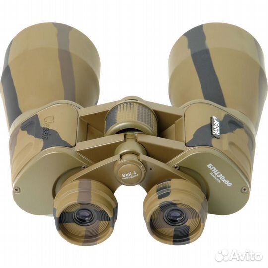 Бинокль Veber Classic бпц 30x60 VR камуфлированный
