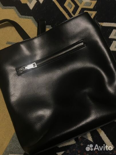 Сумка женская натуральная кожа черная