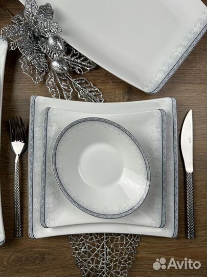 Сервиз Vinci White Rose стиль Villeroy Boch