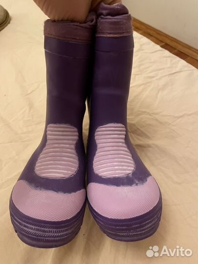 Резиновые сапоги для девочки 27