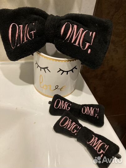 Позязка на голову заколки невидимки OMG