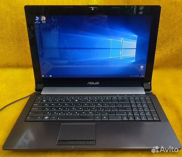 Ноутбук asus N53S i3 8Gb SSD+HDD GT540M