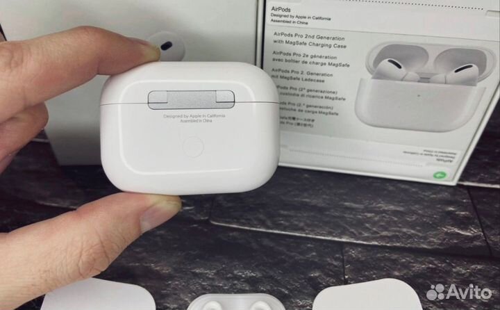 Airpods Pro 2 с регулировкой громкости Airoha