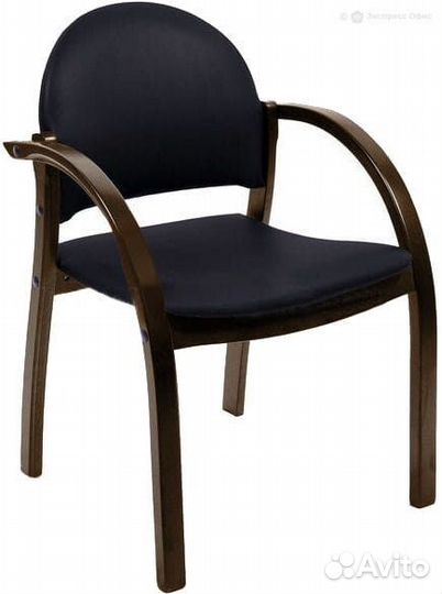 Стул офисный Джуно орех темный плюс