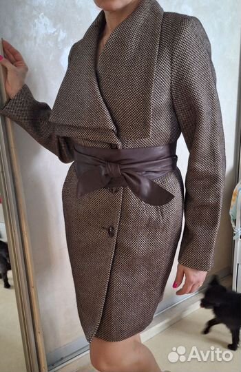 Пальто женское демисезонное 46