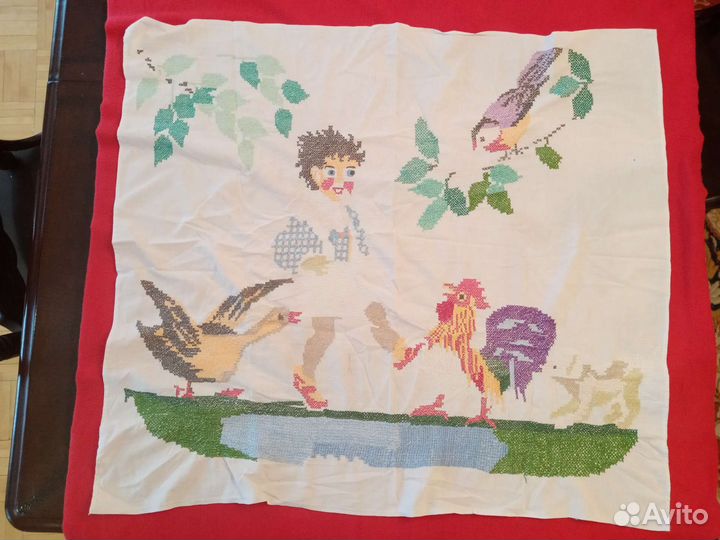 Старинная вышивка. Винтажный текстиль