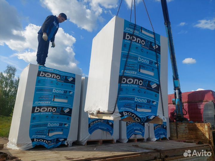 Газобетонные блоки Пеноблоки Бонолит