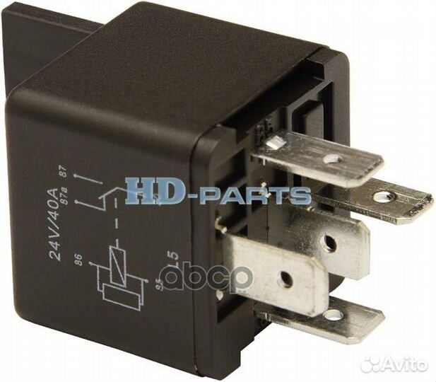 Реле 24V 5 контактов 30/40A Scania/Volvo/MAN/MB