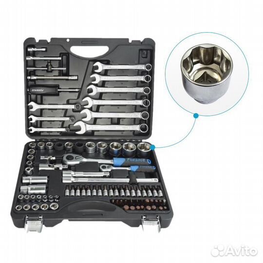 Набор инструментов 82+6пр. Premium 1/4