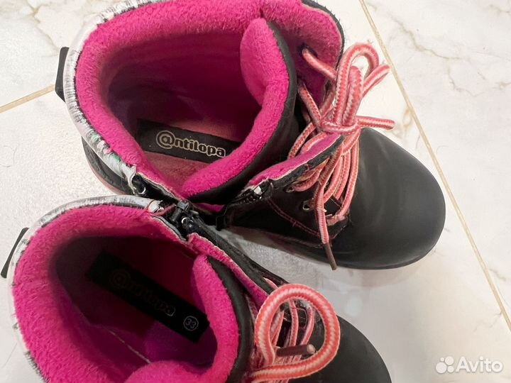 Ботинки демисезонные Antilopa 33