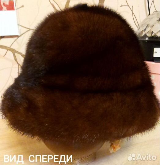 Шапка норковая женская