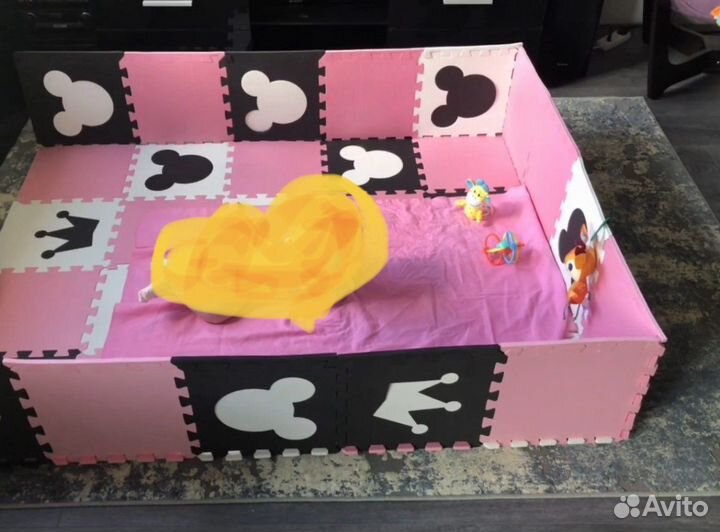 Детский коврик для ползания пазл