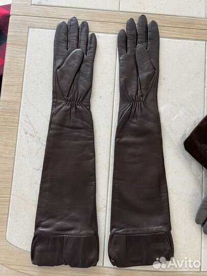 Перчатки женские кожаные 7.5