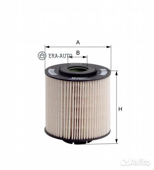 Hengst filter E52KPD36 Фильтр топливный E52KP D36 (PU 1046/1 X) Mercedes Benz Atego,Econic, LN2, Zet