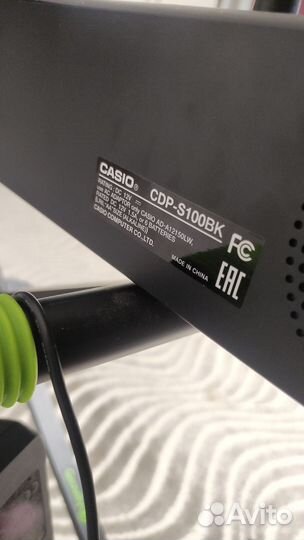 Цифровое пианино casio cdp s100 bk