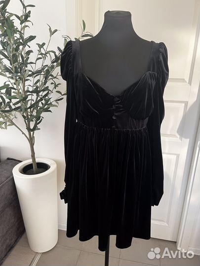 Платье бархат готика ASOS
