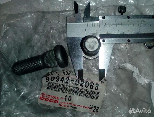 Шпилька колёсная toyota many 90942-02083 toyota